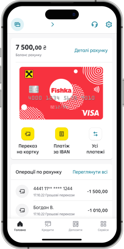 Visa Fishka #11 | Raiffeisen Bank Aval