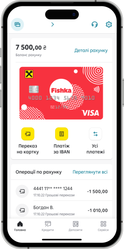 Visa Fishka #10 | Raiffeisen Bank Aval
